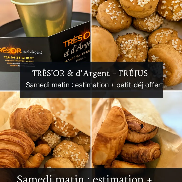 Très'Or d'Argent Fréjus vous offre le petit déjeuner , Fréjus, Très'Or & d'Argent